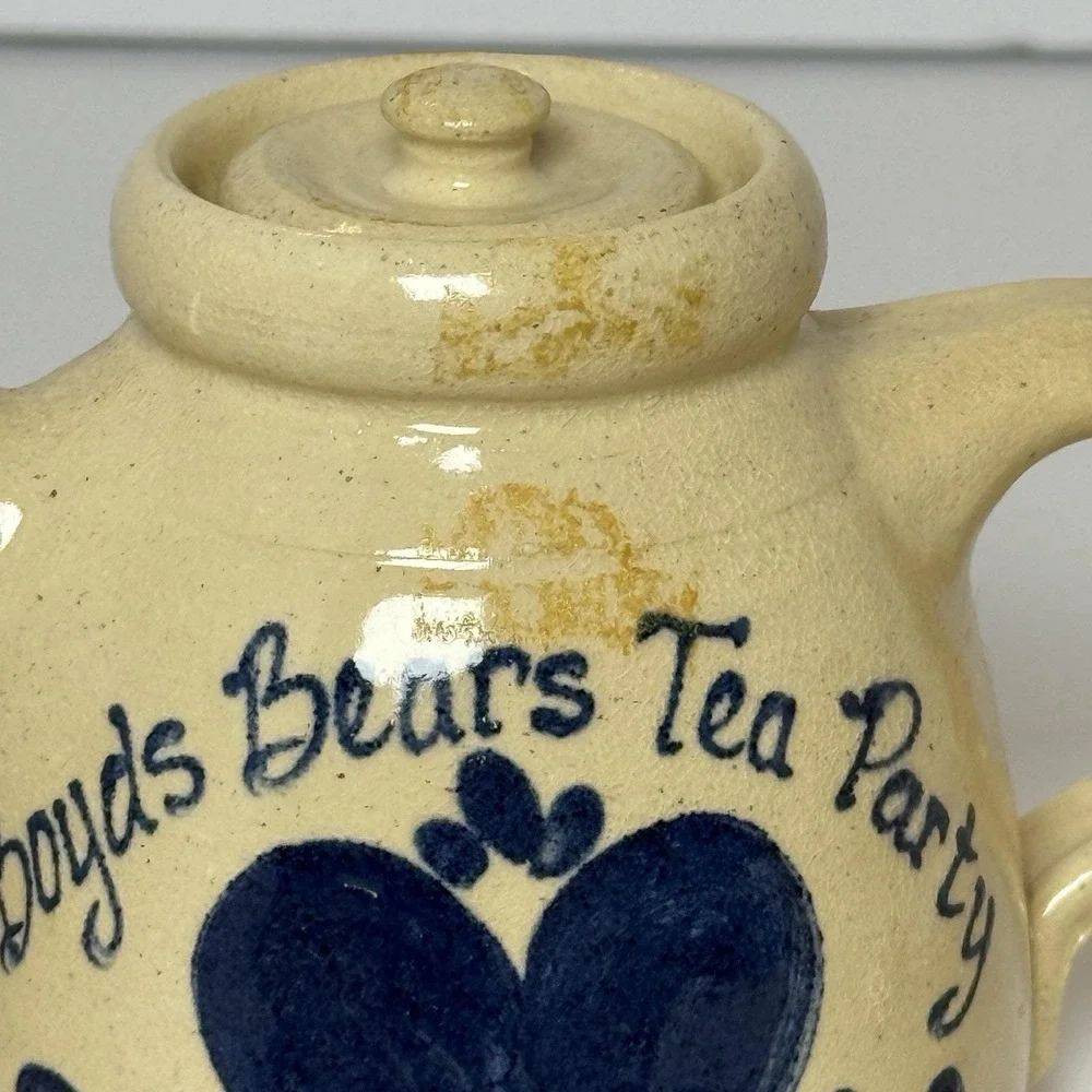 Boyd's Bears‎ Miniature Tea Set. 9 Pieces.